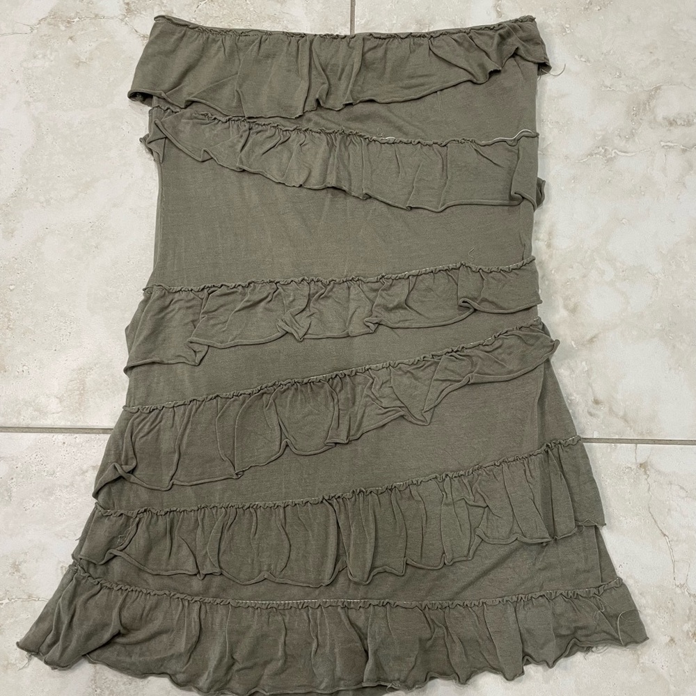 American Rag Ruffle Strapless Top - Picture 7 of 7